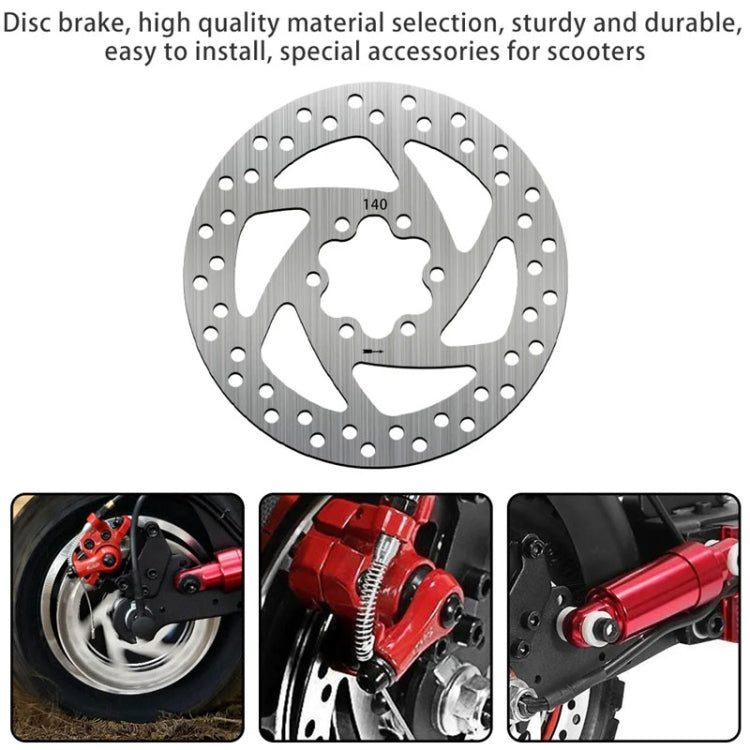 AIMITE For 10 inch KUGOO M4 Electric Scooter 140mm Brake Disc Rear Wheel Disc Pads - Accessories & Parts by AIMITE | Online Shopping South Africa | PMC Jewellery | Buy Now Pay Later Mobicred