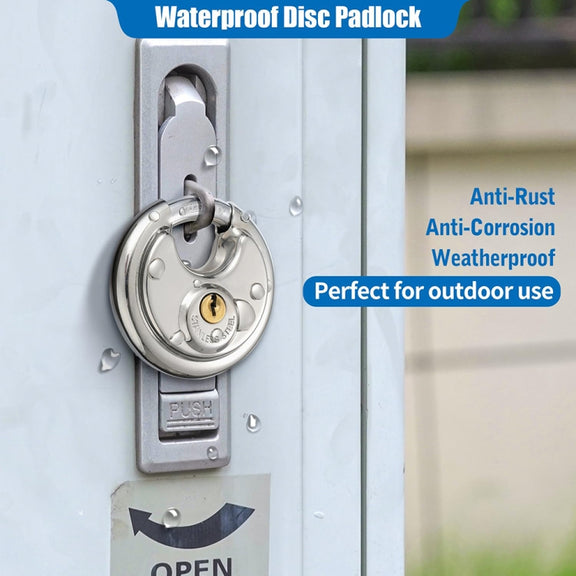 70mm Household Anti-Theft Rust-Proof And Water-resistant Pure Copper Core Round Padlock