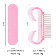 Nail Art Tools Set Nail Painting Pen Dotting Pen Filing Strip Rhinestone Butterfly Sequin Jewelry Set