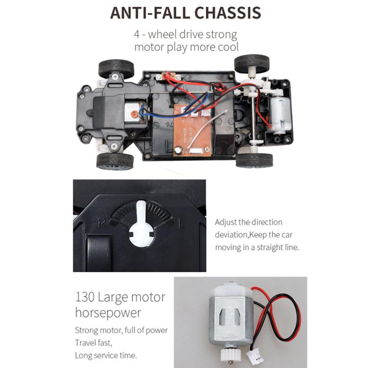 1:24 4WD Drift Light Electric Remote Control Racing Car Toy, Model: SC24A09 - RC Cars by PMc TechLife | Online Shopping South Africa | PMc TechLife | Buy Now Pay Later Mobicred