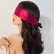 Ribbon Erotic Eye Mask Bondage Tie Up Toys(Wine Red Black) - free shipping - PMC TechLife - Order now!