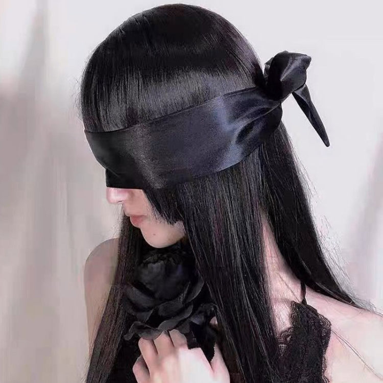 Ribbon Erotic Eye Mask Bondage Tie Up Toys(Black) - free shipping - PMC TechLife - Order now!