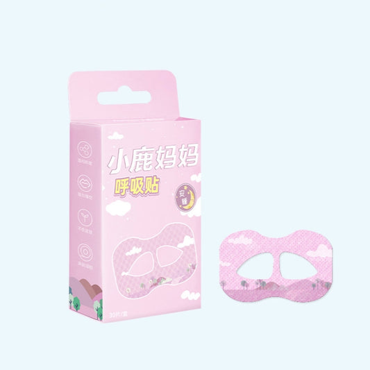 30pcs /Box Fawnmum Mouth Breathing Patch Night Stop Snoring Patch Anti-Snoring Closed Mouth Patch, Color: Adult Pink - free shipping - PMC Jewellery - Order now!