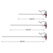 20cm Long Stem Stainless Steel Thermometer with Pot Clip for Frying, Cooking, Turkey, Food, Milk