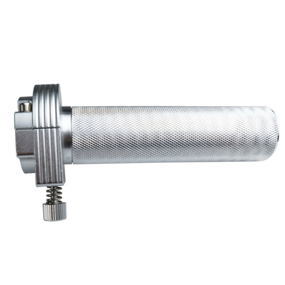 For Harley 883 / 1200 Aluminum Alloy Motorcycle Throttle Twist Oil Twist Oiler, Size: 25mm(Silver)