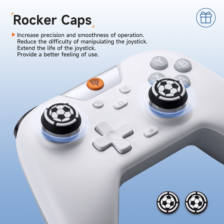 EasySMX X05 Wireless Gamepad Hall RGB Effect Controller For PC / Phone / Switch / Steam Deck(White) - free shipping - PMC Jewellery - Order now!