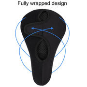 ESLNF Mountain Bike Saddle Cover Cycling Shock Absorbing Saddle Gear, Style: Round Logo