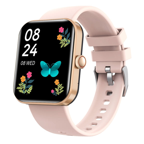 F16 2.0-inch IP67 Water-resistant Wellness Tracking Bluetooth Call Smart Watch(Gold)