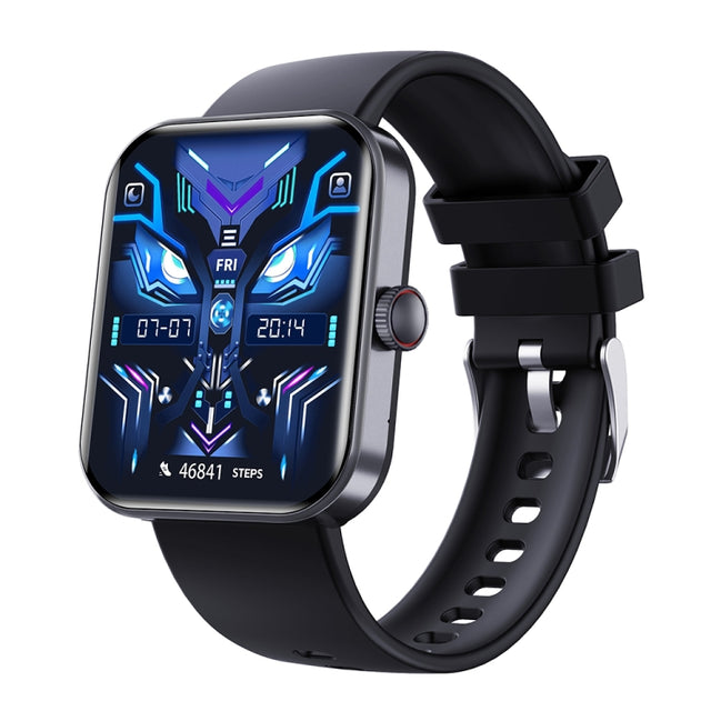 F16 2.0-inch IP67 Water-resistant Wellness Tracking Bluetooth Call Smart Watch(Black)