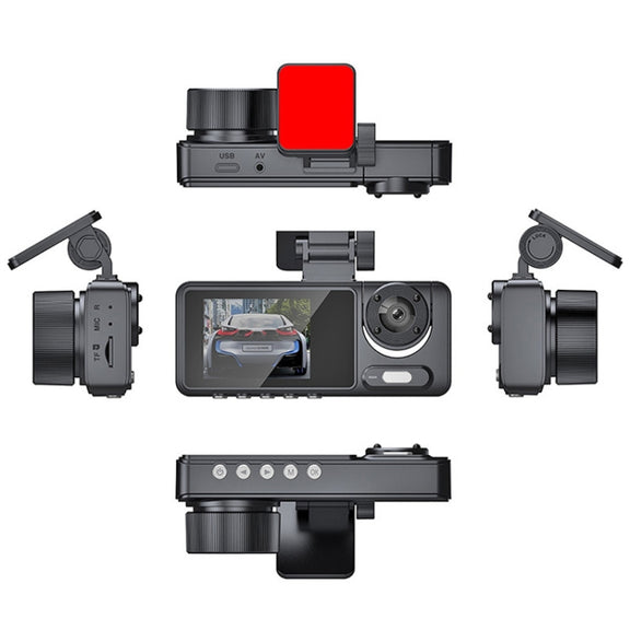 High-Definition Night Vision Driving Recorder, Model: Dual Recording No WIFI