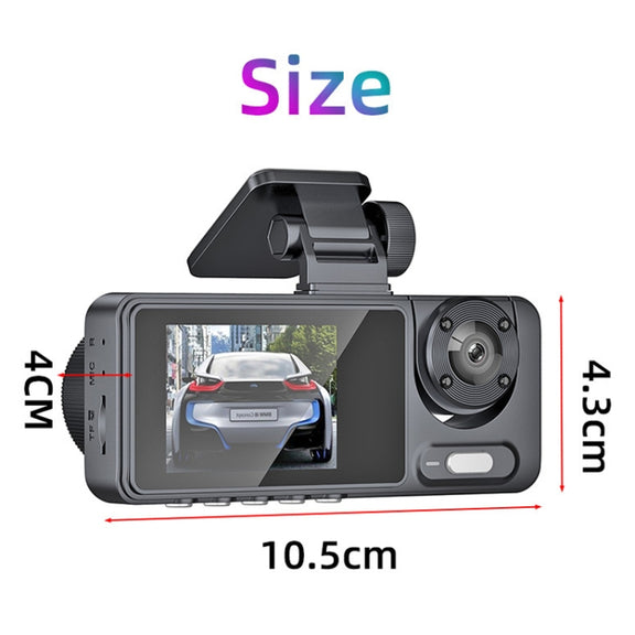 High-Definition Night Vision Driving Recorder, Model: Triple Recording With WIFI Mobile Playback