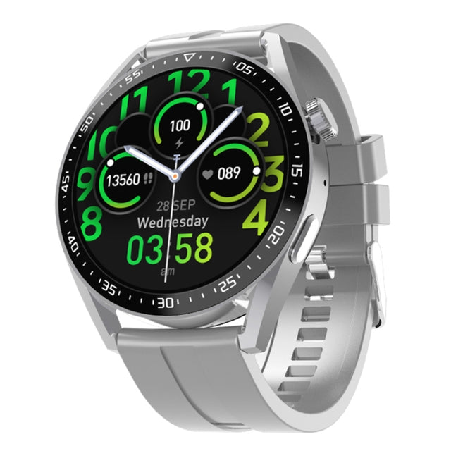 HW28 1.39-inch IP67 Water-resistant Wellness Tracking Bluetooth Call Smart Watch with NFC Payment(Grey)