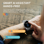 HW28 1.39-inch IP67 Water-resistant Wellness Tracking Bluetooth Call Smart Watch with NFC Payment(Coffee)
