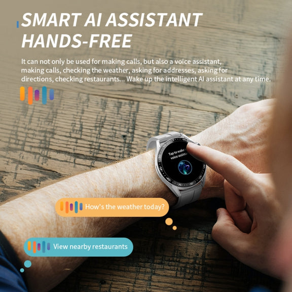 HW28 1.39-inch IP67 Water-resistant Wellness Tracking Bluetooth Call Smart Watch with NFC Payment(Grey)