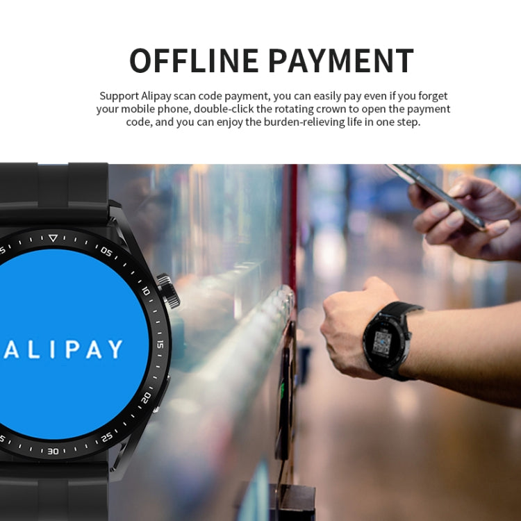 HW28 1.39-inch IP67 Water-resistant Wellness Tracking Bluetooth Call Smart Watch with NFC Payment(Coffee)