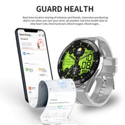 HW28 1.39-inch IP67 Water-resistant Wellness Tracking Bluetooth Call Smart Watch with NFC Payment(Coffee)
