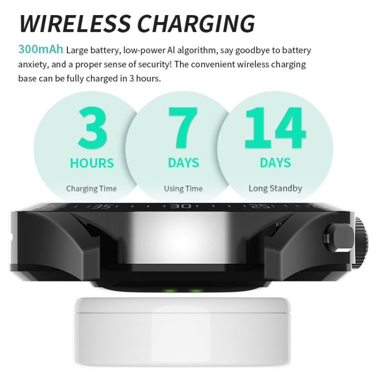 HW28 1.39-inch IP67 Waterproof Health Monitoring Bluetooth Call Smart Watch with NFC Payment(Black) - Smart Watches by PMC TechLife | Online Shopping South Africa | PMC TechLife | Buy Now Pay Later Mobicred