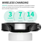 HW28 1.39-inch IP67 Water-resistant Wellness Tracking Bluetooth Call Smart Watch with NFC Payment(Black)