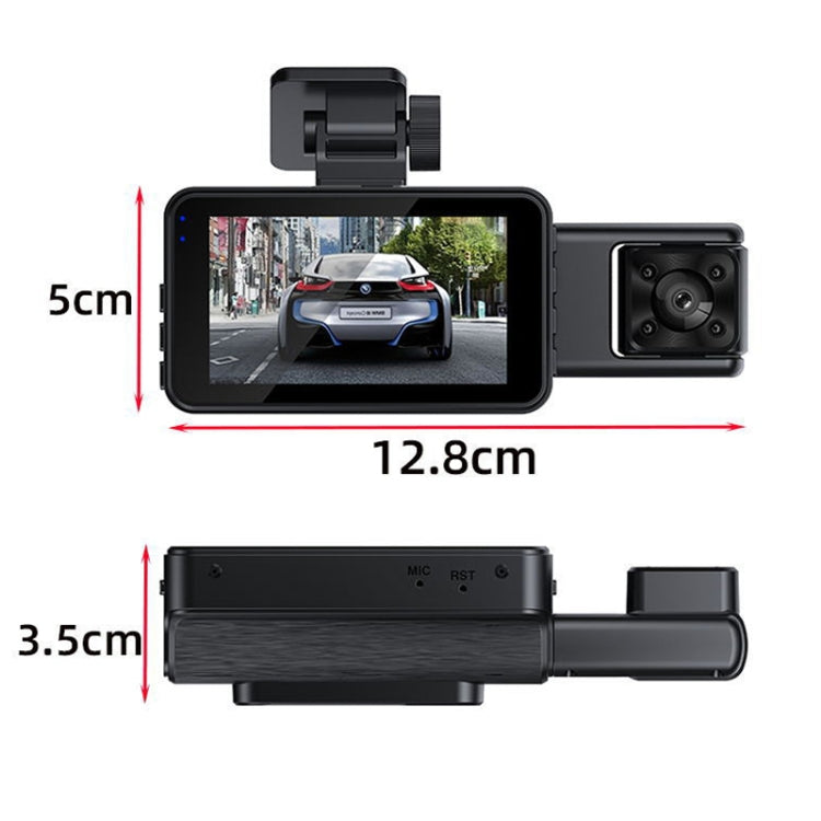 WIFI 3 Lens 1080P Night Vision Video Driving Recorder - Car DVRs by PMC TechLife | Online Shopping South Africa | PMC TechLife | Buy Now Pay Later Mobicred