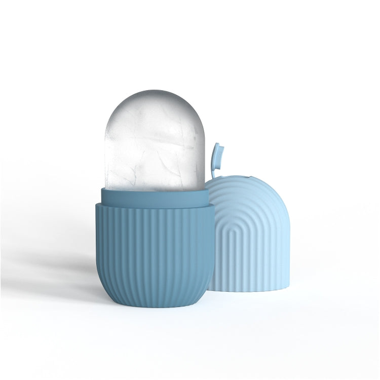 Silicone Wave Pattern Ice Compartment Mould Facial Beauty Massage Pore Shrinking Ice Cube Mold(Blue) - free shipping - PMC TechLife - Order now!