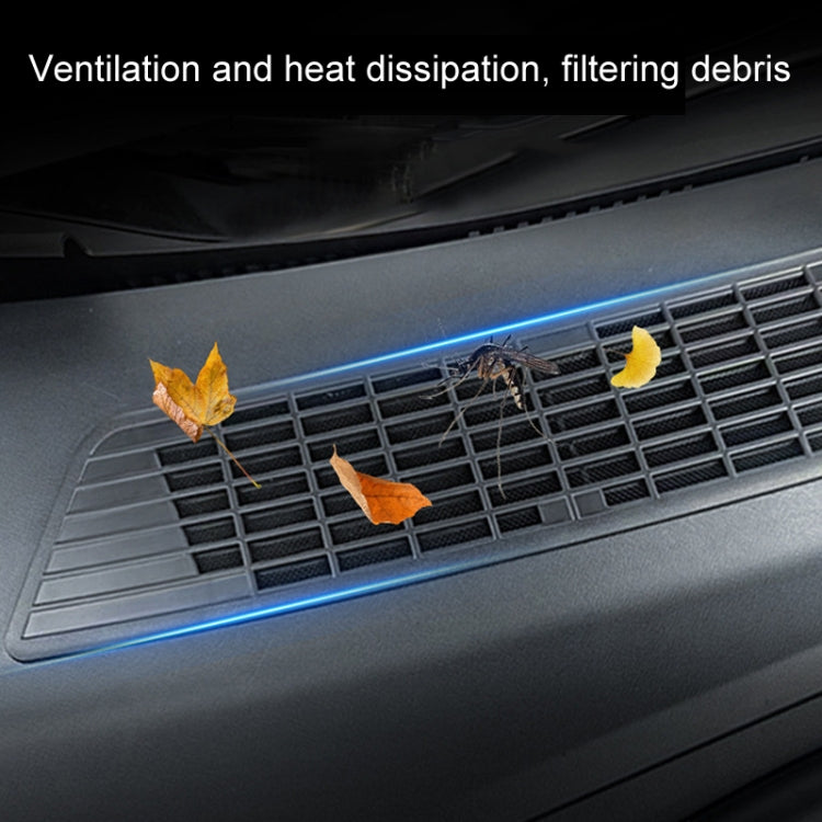 For 2024 Tesla Model 3 Air Inlet Insect Screen Protective Cover(Black) - Car Interior Mouldings by PMC TechLife | Online Shopping South Africa | PMC TechLife | Buy Now Pay Later Mobicred