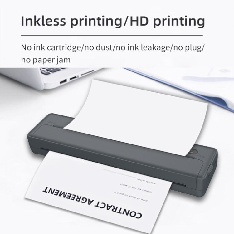 A4-XZ 203DPI A4 Home Portable Smart Wireless Inkless Thermal Printer(Black) - Receipt Printers by PMC TechLife | Online Shopping South Africa | PMC TechLife | Buy Now Pay Later Mobicred