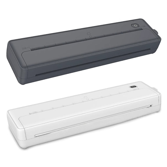A4-XZ 203DPI A4 Home Portable Smart Wireless Inkless Thermal Printer(White)
