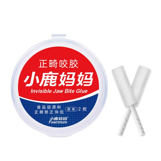 Fawnmum 2pcs /Box Handheld Hollow Cylinder Orthodontic Bite Sticks(Original Flavor) - free shipping - PMC Jewellery - Order now!