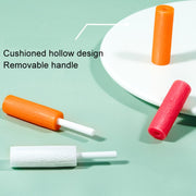 Fawnmum 2pcs /Box Handheld Hollow Cylinder Orthodontic Bite Sticks(Orange)
