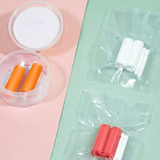 Fawnmum 2pcs /Box Handheld Hollow Cylinder Orthodontic Bite Sticks(Orange)