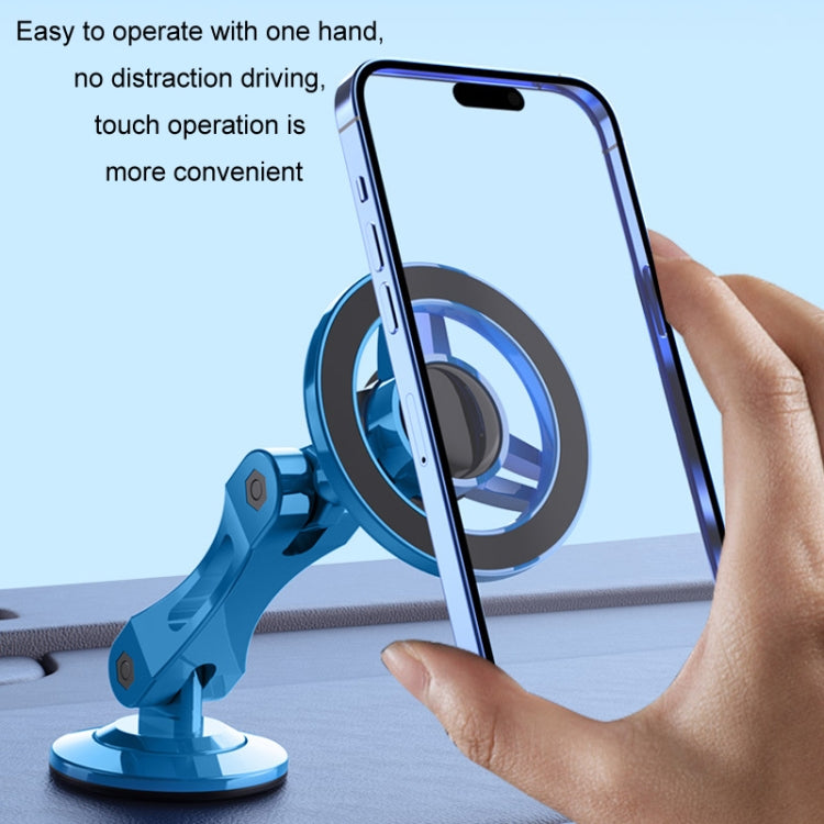 Magsafe Car Magnetic Rotating Adjustable Mobile Phone Holder(Blue)