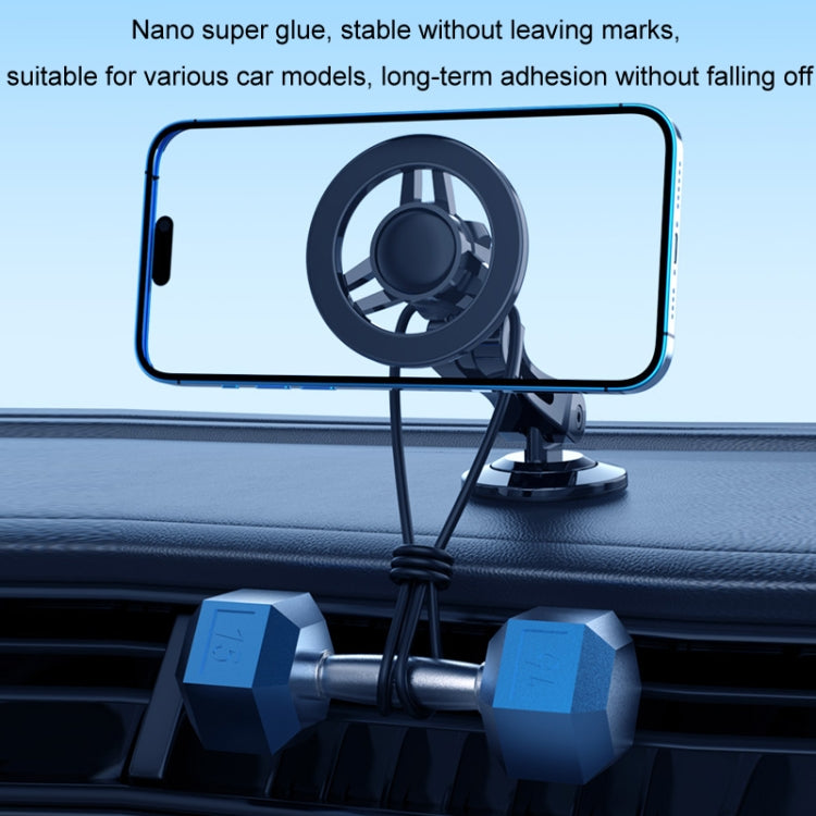 Magsafe Car Magnetic Rotating Adjustable Mobile Phone Holder(Black)