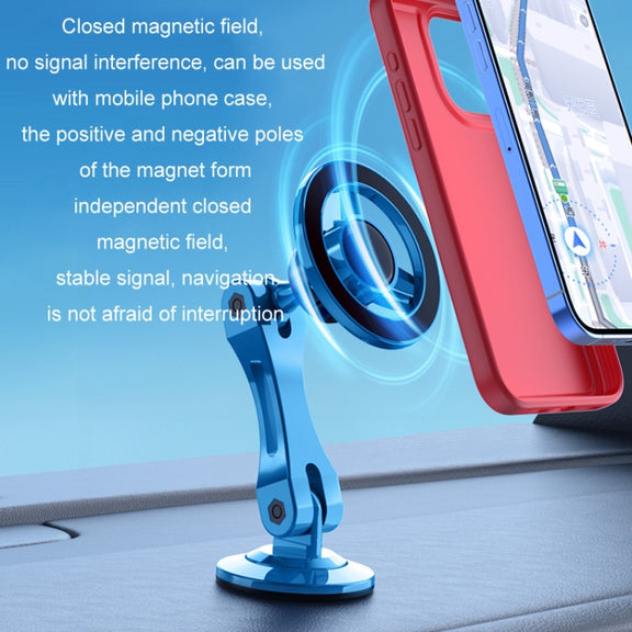 Magsafe Car Magnetic Rotating Adjustable Mobile Phone Holder(White)