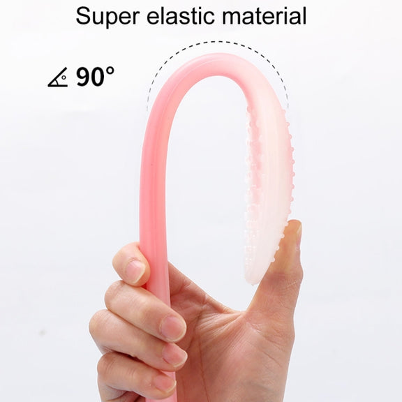 Meridian Points Gua Sha Patting Board Silicone Palm Massage Whacker, Style: Green 32cm