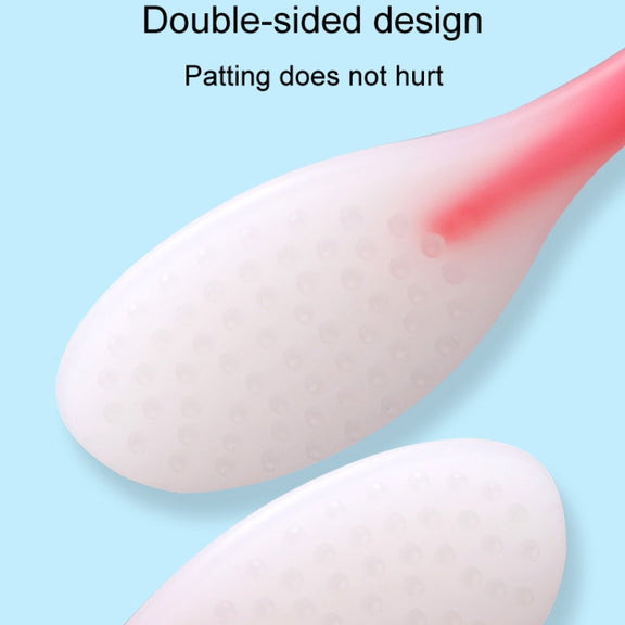 Meridian Points Gua Sha Patting Board Silicone Palm Massage Whacker, Style: Pink 38cm