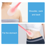 Meridian Points Gua Sha Patting Board Silicone Palm Massage Whacker, Style: Green 32cm