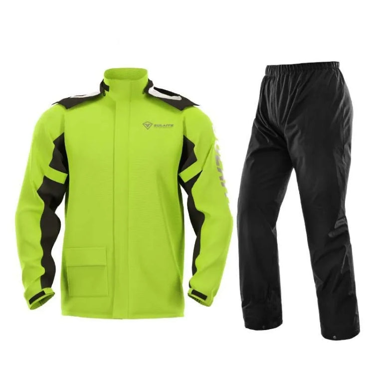 SULAITE Outdoor Motorcycle Riding Full Body Split Raincoat Suit, Size: M(Green) - free shipping - PMC Jewellery - Order now!