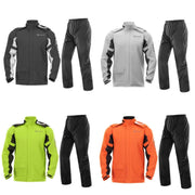 SULAITE Outdoor Motorcycle Riding Full Body Split Raincoat Suit, Size: XXL(Orange)