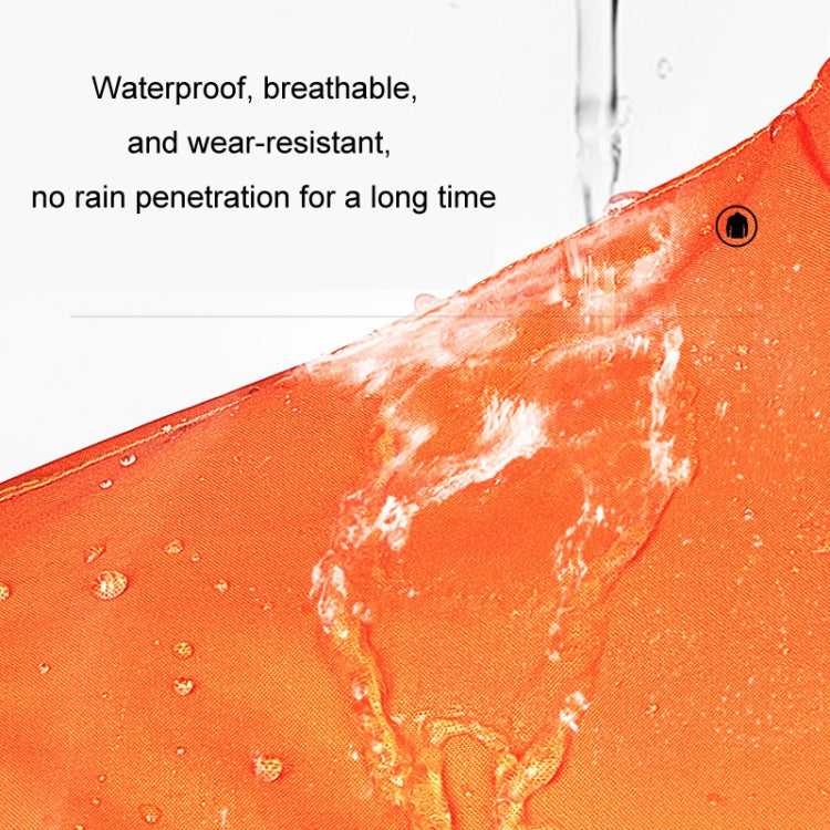 SULAITE Outdoor Motorcycle Riding Full Body Split Raincoat Suit, Size: XXXL(Orange) - Raincoat by SULAITE | Online Shopping South Africa | PMC TechLife | Buy Now Pay Later Mobicred