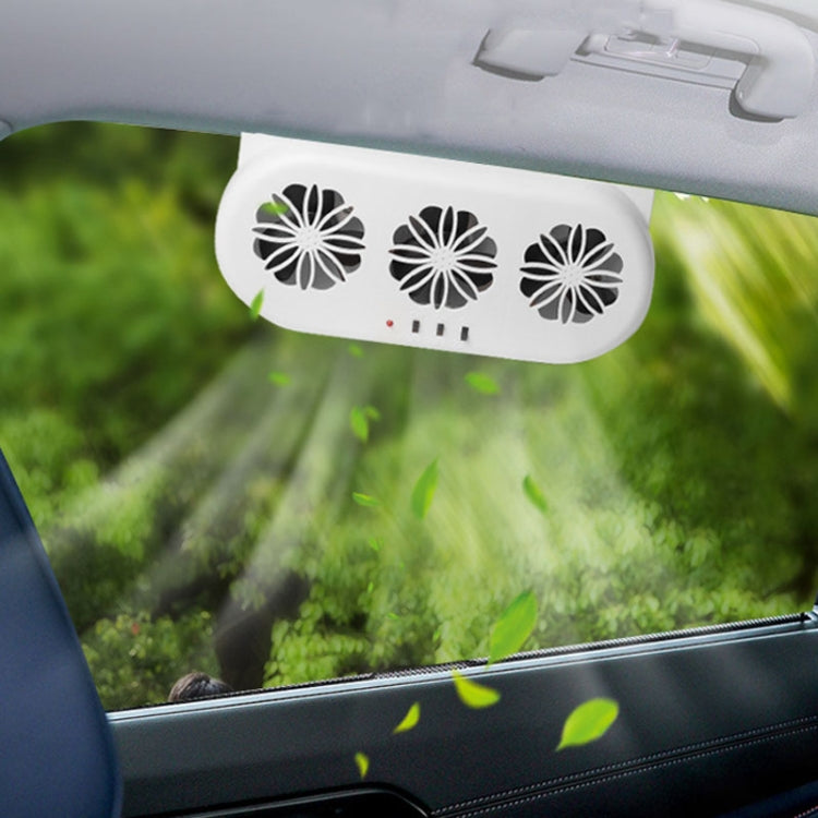 USB Plug-In Car Window Exhaust Fan Car Air Circulation Cooling Ventilation Fan, Color: Black - Heating & Fans by PMC TechLife | Online Shopping South Africa | PMC TechLife | Buy Now Pay Later Mobicred