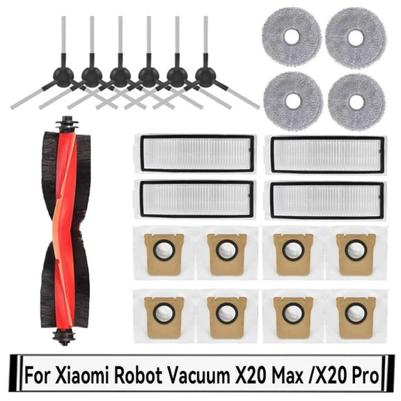 21 In 1 For Xiaomi Robot Vacuum X20 Max Parts Accessories