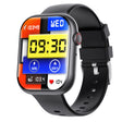 F70  2.1 Inch Screen Smart Watch With Blood Sugar/Blood Oxygen Monitoring /SOS Alarm/100+ Sports Modes, Color: Black Silicone - Smart Watches by PMC TechLife | Online Shopping South Africa | PMC TechLife | Buy Now Pay Later Mobicred