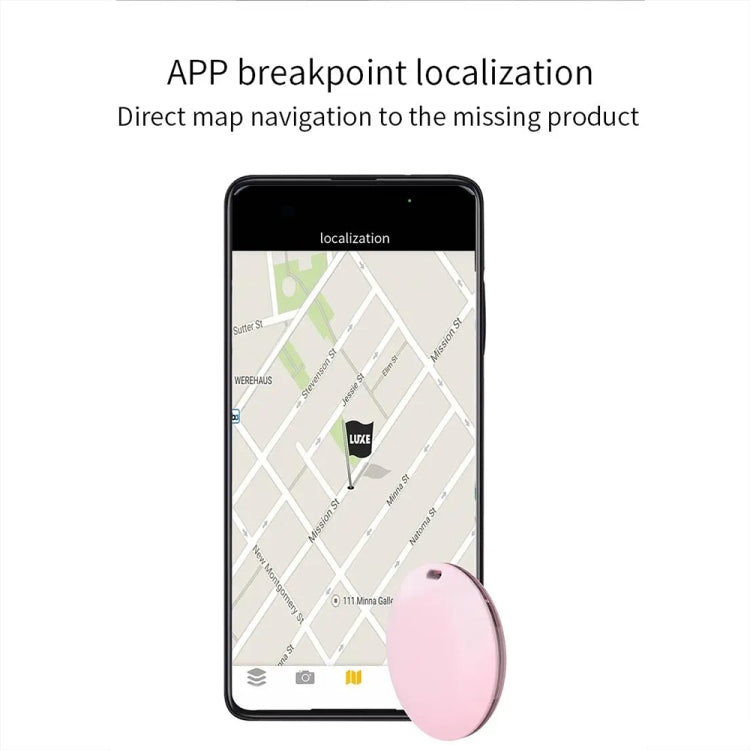 Mini Pet Smart Anti-lost Device Portable GPS Locator Bluetooth Tracker(Black) - Pet Tracker by PMC TechLife | Online Shopping South Africa | PMC TechLife | Buy Now Pay Later Mobicred