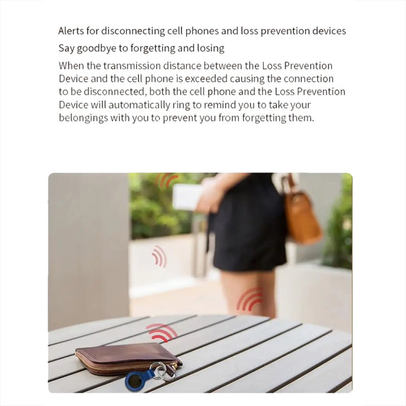 Mini Pet Smart Anti-lost Device Portable GPS Locator Bluetooth Tracker(Black)