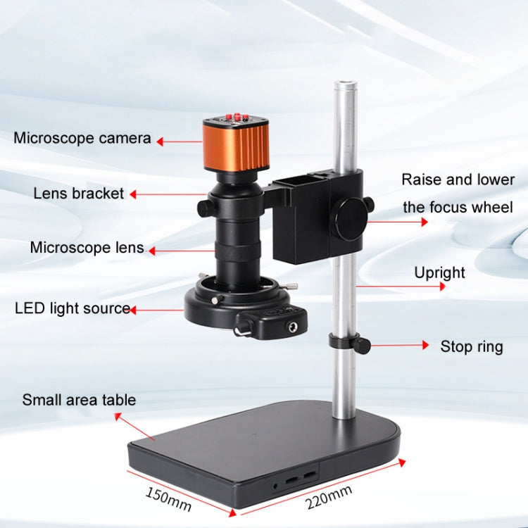 Measuring Electron Microscope Industrial Camera, Specifications: 4K Dual Interface With Measurement