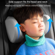 Car U-shaped Neck Pillow Soft Headrest Children Car Seat Side Sleeping Pillow(Sky Blue)