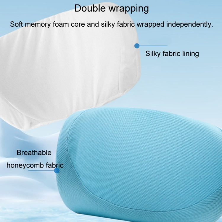 Car U-shaped Neck Pillow Soft Headrest Children Car Seat Side Sleeping Pillow(Sky Blue)