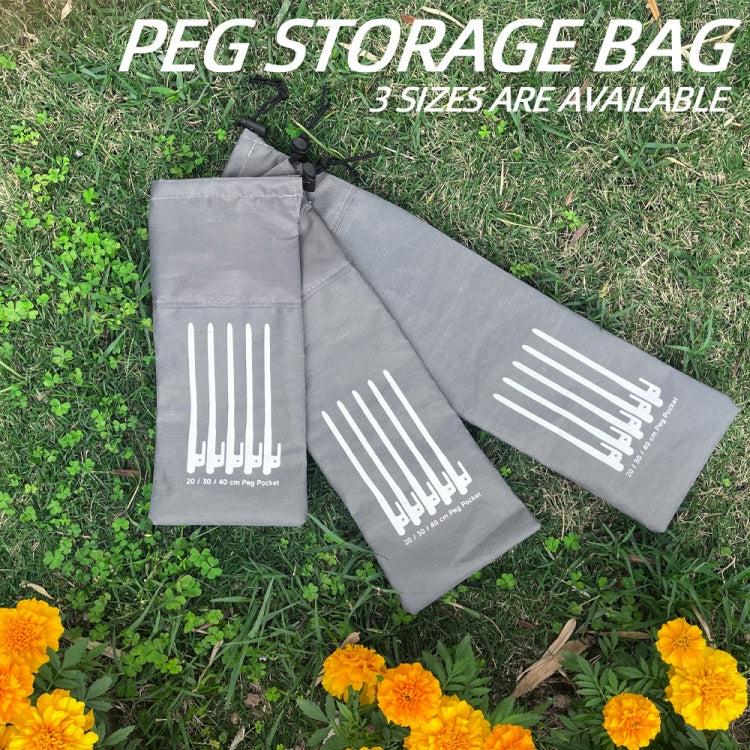 L 40cm Ground Spike Storage Bag Outdoor Camping Accessories Portable Handheld Storage Bag - Tents & Accessories by PMC TechLife | Online Shopping South Africa | PMC TechLife | Buy Now Pay Later Mobicred