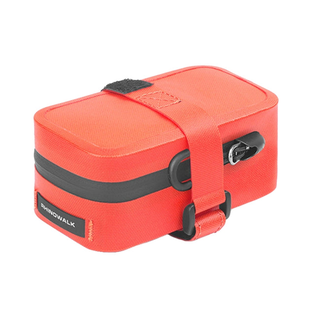 Rhinowalk RK5200 0.39L Bicycle Lightweight Water-resistant Tail Bag Outdoor Cycling TPU Saddle Bag(Orange)