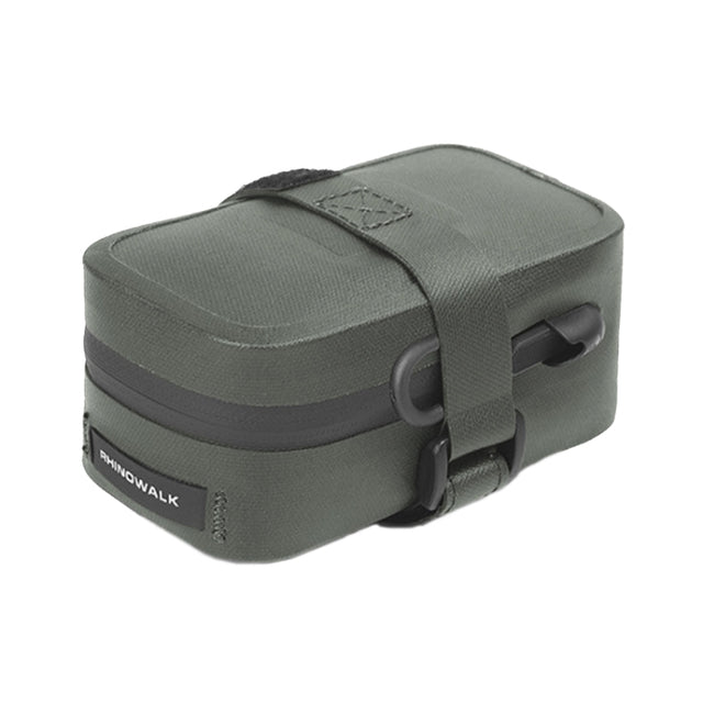 Rhinowalk RK5200 0.39L Bicycle Lightweight Water-resistant Tail Bag Outdoor Cycling TPU Saddle Bag(Green)